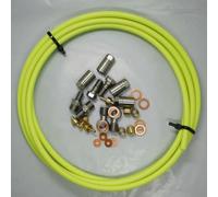 Kit Réparation Frein Vélo pour avant Arrière 2.5m Complet Kit | Matériau ABS et métal, résistant à l'usure, couleurs variées, diamètre standard, usage intensif(Green)