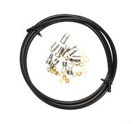 Kit Réparation Frein Vélo pour avant Arrière 2.5m Complet Kit | Matériau ABS et métal, résistant à l'usure, couleurs variées, diamètre standard, usage intensif(Black)