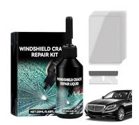 Kit Reparation Pare Brise, Colle Pare Brise Voiture Brise de Voiture Réparation Pare Brise, Kit de Réparation de Verre Fissuré, Toile D'araignée, étoile, Entaille, Croissant de Lune Demi Lune (1pcs)