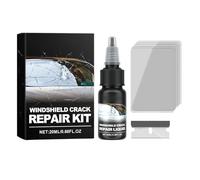 Kit Reparation Pare Brise,Efface Rayure Pare Brise,Colle Pare Brise Voiture,Kit de Réparation de Verre Fissuré pour Craquelures,Rayures,Trous,Dommages en éToile.