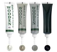 Kit Réparation Parquet, Marron Clair Foncé Meubles Bois Garniture De Réparation pour Rayures Trous Frottement Les Surfaces (Gris)