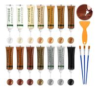 Kit Reparation Parquet, Réparation du Bois 14 Couleurs, Kit de Restauration du Bois, Kit de réparation de meubles, Réparation de Parquet pour Les Rayures, Les Fissures et Les taches