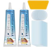 Kit Réparation Piscine, Kit Réparation Spa Gonflable, Kits Entretien Spa Étanche et Transparent, pour Matelas Pneumatiques, Structures Gonflables, Matériaux en EVA (15ML*2)