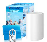 Kit Reparation Piscine, Rustine Piscine Étanche Flexible PVC 10 x 200 cm, Patch étanche sous l'eau, Réparation Liner Piscine pour Spa Gonflable, Piscine, Piscine Enfant, Bouee Matelas Gonflable