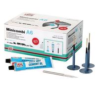 Kit Reparation Pneu Atelier - Champignon - 20 Minicombi A6 + 1 Fraise O6mm + 2 Tubes De Colle 25g