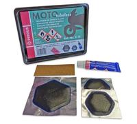 KIT REPARATION PNEU MOTO TUBELESS, RUSTINES - 5 PIECES