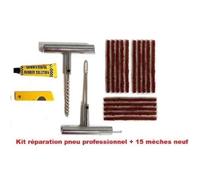 kit reparation pneu tubeless metal pro pour voiture, scooter, quad camping car etc +15 meches