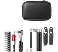 Kit Réparation Vélo Cliquet pour Pompe 13x9cm Léger Kit Réparation