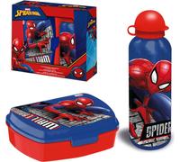 Kit repas Spiderman Boîte à pain Alu Gourde Marvel