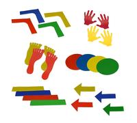 Sporti France Kit de repérage au sol SPORTI – Enfant Multicolore – TU