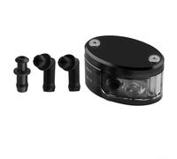 Kit Réservoir Huile Frein avec 3 Tuyaux Installation pour facile | Structure pour robuste, fini élégant, longue durée vie, compatible NISSIN, pour facile monter