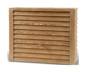 Kit réservoir mural Woody 350L bois clair - GARANTIA - Cuve aérienne - Polyéthylène - Marron
