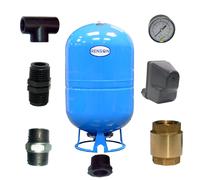 KIT RESERVOIR VERTICAL 60L POUR POMPE FORAGE 1''1/4 - RENSON - 103307