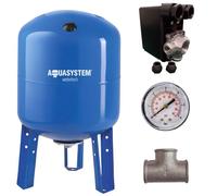Kit réservoir vessie AQUASYSTEM vertical 60L - 1''