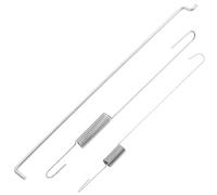 Kit Ressorts Régulateur Moteur Essence Champion Generator Argenté | Fer Robuste, Tringle de Liaison, Rappel des Gaz, Réglage Vitesse, Pompe à Eau Essence, Réparation Autonome