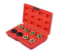 Kit Restauration pour filet Usé Acier Alliage Haute Dureté Kit | Restaure usés rayés, profil denté pour précis, compatible métaux, composites, polymères
