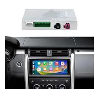 Kit rétrofit Décodeur CarPlay Android Auto sans Fil pour Land Rover Jaguar | Plug & Play Adaptateur CarPlay pour Range Rover Evoque Discovery XEL XFL F-Type 2016-2019 avec SWC WiFi Bluetooth GPS Siri EQ