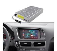 Kit rétrofit Décodeur Carplay sans fil & Android Auto pour Audi A4/A5/Q5 | Plug & Play Module pour Audi 2009-2016 Système MMI 2G écran OEM 6.5'' avec MirrorLink SWC WiFi Bluetooth GPS Contrôle Vocal