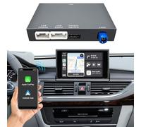 Kit rétrofit Décodeur Carplay sans Fil & Android Auto pour Audi A6/A7 2010-2015 avec Système MMI 3G pour écran OEM 6.5''/7'' Plug & Play Adaptateur avec MirrorLink SWC WiFi BT GPS Contrôle Vocal