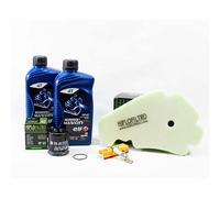 Kit Révision Filtres Bougies pour PIAGGIO MP3 300 LT ie Yourban ABS de 2017 à 2018 - E.LF SCOOTER 4 MAXI CITY 5w40 2L