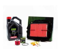Kit Révision Filtres Bougies pour YAMAHA TDM 900 de 2002 à 2010 - MOTUL 5100 10W40 4L