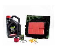 Kit Révision Filtres Bougies pour YAMAHA TDM 900 de 2002 à 2010 - MTL 5100 10W40 4L