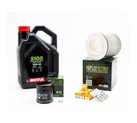 Kit Révision Filtres Bougies pour YAMAHA XJ 900 S Diversion de 1995 à 2003 - MTL 5100 10W40 4L