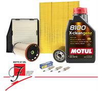 Kit Révision Smart Fortwo 453 0.9 90CV 2014 +5LT Motul X-Clean Gen2 5W40