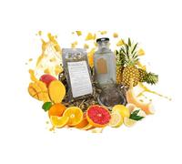 Kit Rhum arrangé - Kit Gin arrangé - DIY (Do It Yourself) - Parfum Tropical (Ecorces de Citron, écorces d’Orange, Pamplemousse, citronnelle, Banane, Mangue, Ananas)