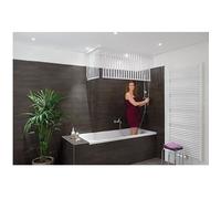 Kleine Wolke 3319100745 Store de douche d'angle, blanc, 40x30x10 cm
