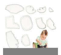Kit Righelli Quilting Memory Elephant - Modelli in Acrilico per Trapunta a Forma di Elefante | Righello da Cucito, Fai-da-te Creativo e Progetti Artistici