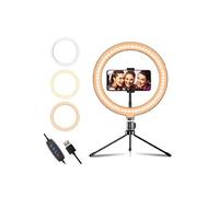 Kit Ring Light FL10JJ13Y - Anneau LED 26 cm + trépied de table