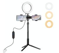 Kit Ring Light LED 16cm Pour Vlogging Et Diffusion En Direct Avec Trépied YONIS