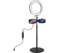 Kit Ring Light PULUZ 140cm support de bureau à Base ronde + 10,2 pouces 26cm Anneau Lumière LED