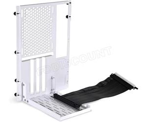 Kit Riser PCIe 4.0 16X Lian-Li pour O11 Dynamic Mini avec support vertical et nappe 20cm (Blanc)