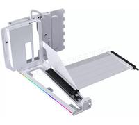Kit Riser PCIe 5.0 16X Lian-Li V4 avec support vertical et nappe 20cm (Blanc)