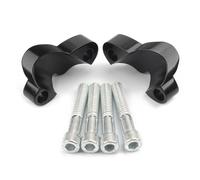 Kit Riser Short pour Sportster 48 pour XL pour 1200X pour 1200XS 2010-plus Tard Kit D'entretoises Rehausseur Guidon 2" Extension Bloc Rehaussement Barre CNC 1" Moto Guidon Rehausseur