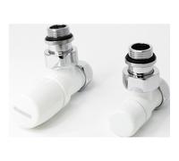 Kit robinet ILHINA équerre blanc pour tube multicouche Ø16 avec coude de réglage - THERMADOR KI15EMC