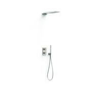 Kit robinet thermostatique encastré 2 voies pour douche Therm-box Chrome - TRES 20235055AC