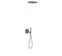 Kit robinet thermostatique encastré 2 voies pour douche Therm-box Graphite - TRES 26235005GR