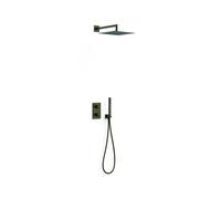 Kit robinet thermostatique encastré 2 voies pour douche Therm-box Noir bronze - TRES 21135004KMB