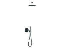 Kit robinet thermostatique encastré 2 voies pour douche Therm-box Noir mat - TRES 26235003NM