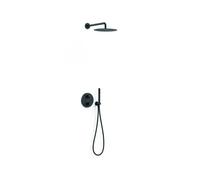 Kit robinet thermostatique encastré 2 voies pour douche Therm-box Noir mat - TRES 26235004NM