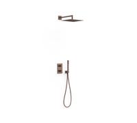 Kit robinet thermostatique encastré 2 voies pour douche Therm-box Volcanic - TRES 21135004VO