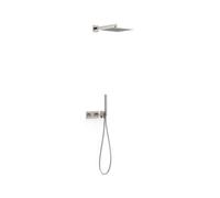 Tres B-System ensemble de douche encastré avec thermostat avec douche pluie acier 30725204AC