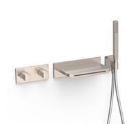 Kit robinet thermostatique encastré à 2 voies B-system pour douche Acier - TRES 30725207AC
