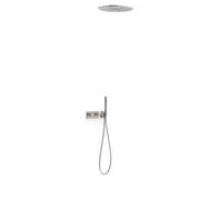 Kit robinet thermostatique encastré à 2 voies B-system pour douche Acier - TRES 30735206AC