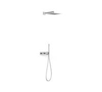 Kit robinet thermostatique encastré à 2 voies B-system pour douche Chrome - TRES 30725204