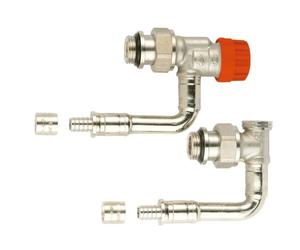 Kit robinetterie thermostatique bitube - double panneau - PER 12 mm COMAP
