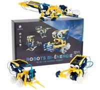 Kit robot à construire 12 en 1 - Nature et Découvertes - Solaire et hydraulique - 231 pièces